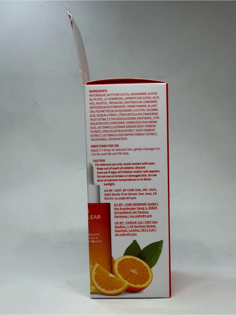 TANCIN Mela Clear Serum 10+ Tangerine Vitamin C – Brightening Orange Serum